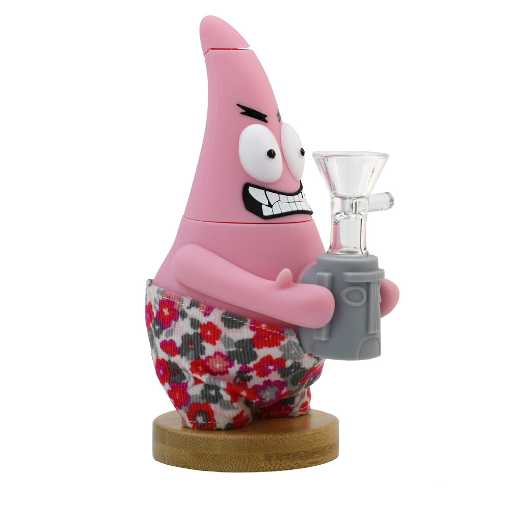 Patrick Star Water Bong - Your Portable Pipe for Creative Smoke Making Pots!