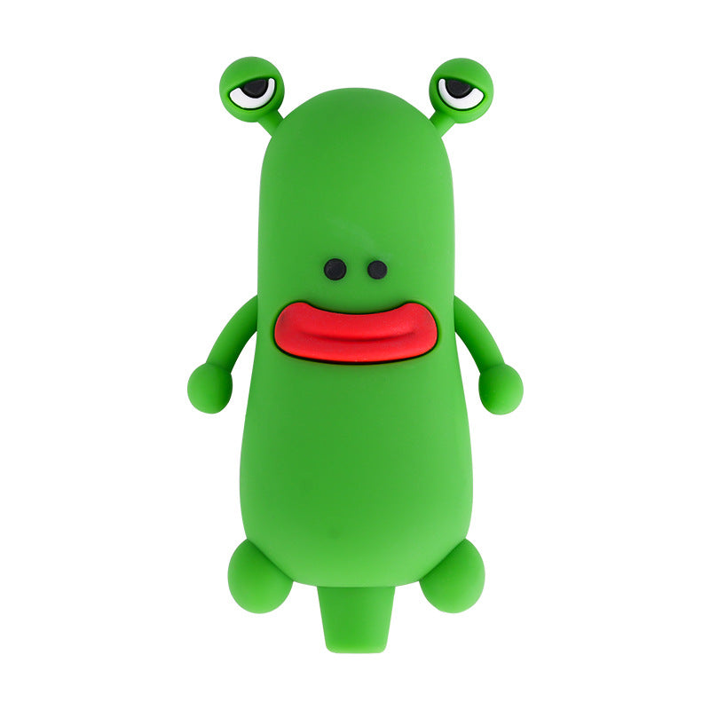 Sausage Frog Cartoon Figure Silicone Pipe