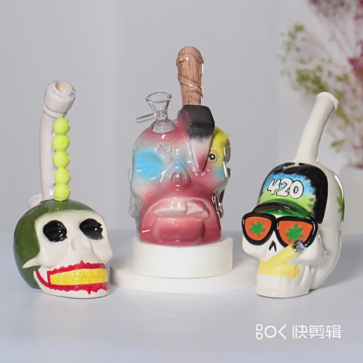 Ceramic Pipes and Bowls for Your Smoking Pleasure Rick and Morty Styling