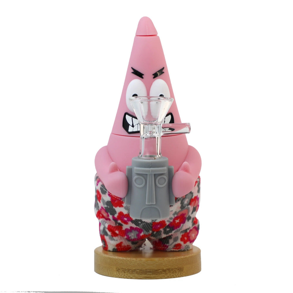 [Buy 1 Get 1 Free] Patrick Star Water Bong - Your Portable Pipe for Creative Smoke Making Pots!